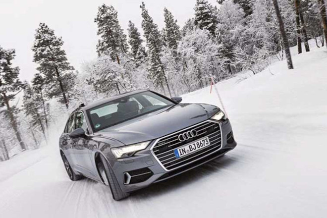 The tires were tested using two Audi A6/A7 Quattro